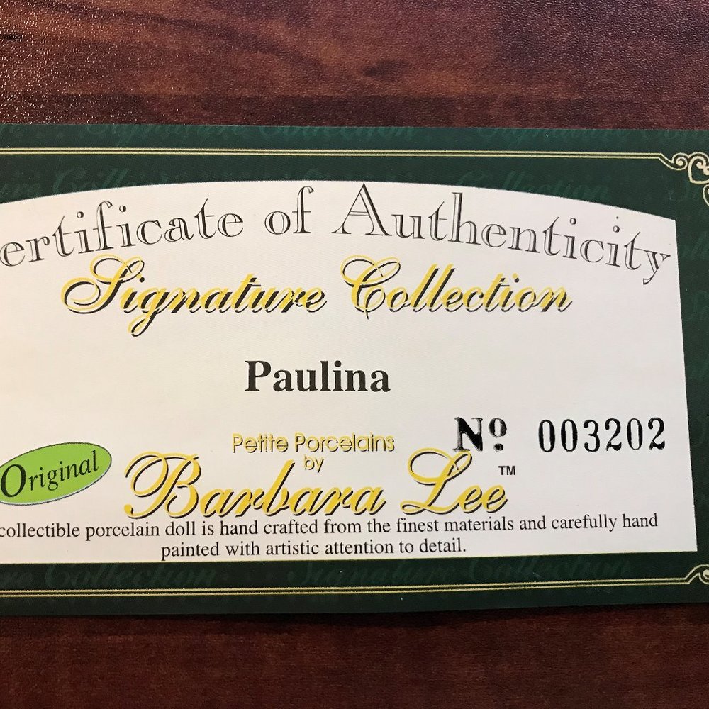 BARBARA LEE Irish Porcelain Doll Paulina ☘️ - Picture 7 of 8